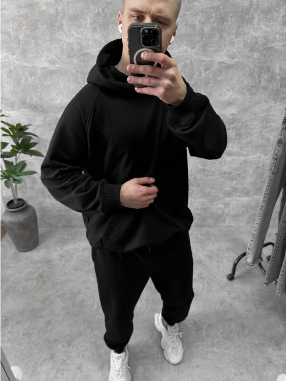Oversize костюм з вивареної тканини