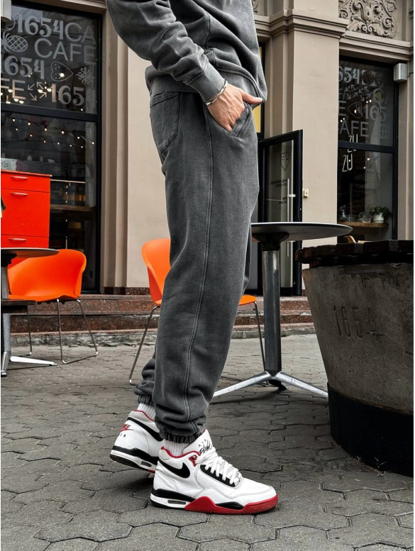 Oversize костюм з вивареної тканини