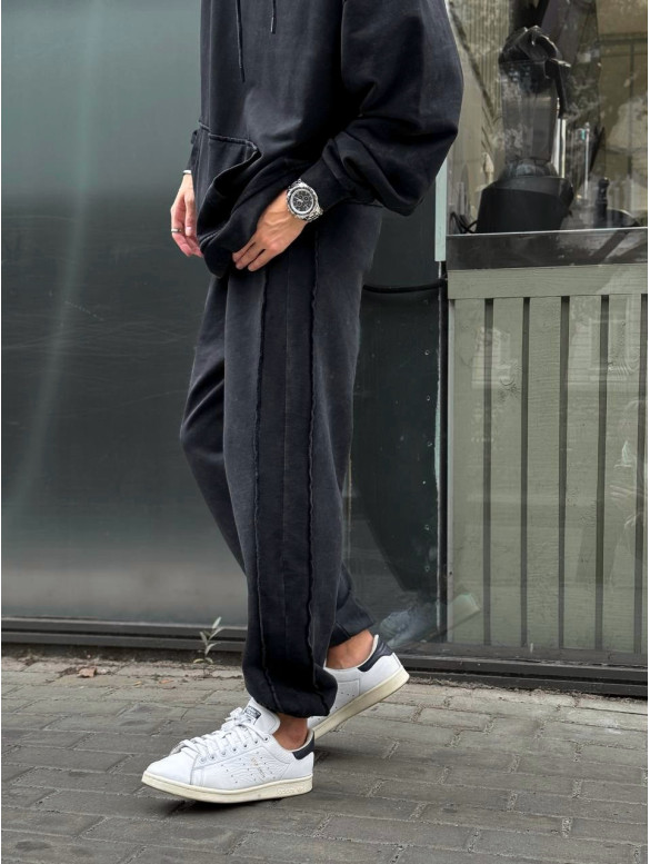 Oversize костюм з вивареної тканини