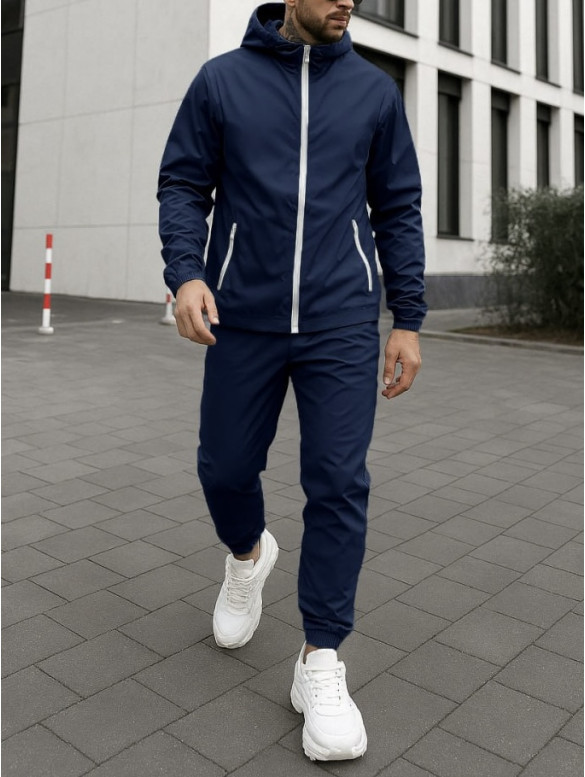 Oversize костюм з вивареної тканини