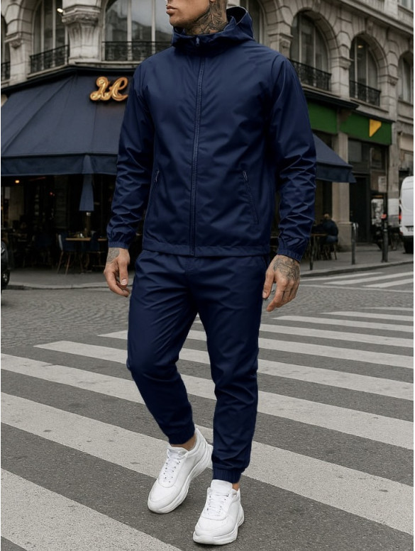 Oversize костюм з вивареної тканини