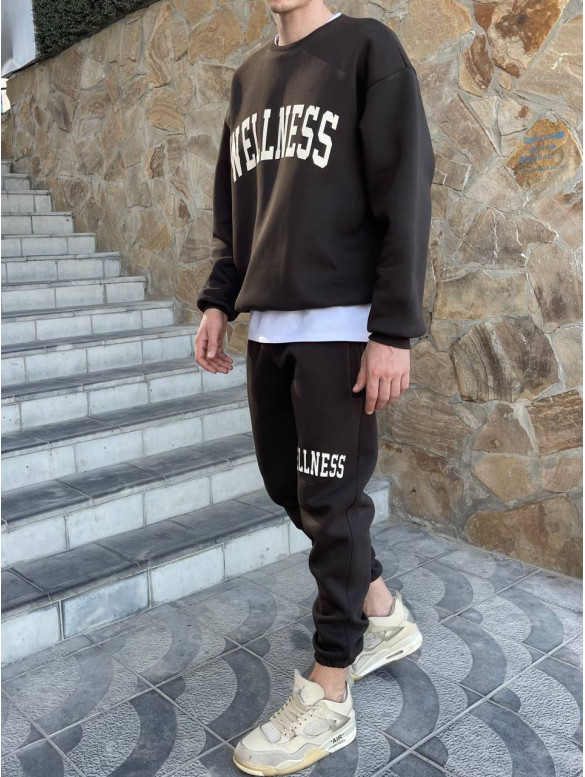 Oversize костюм з надписом