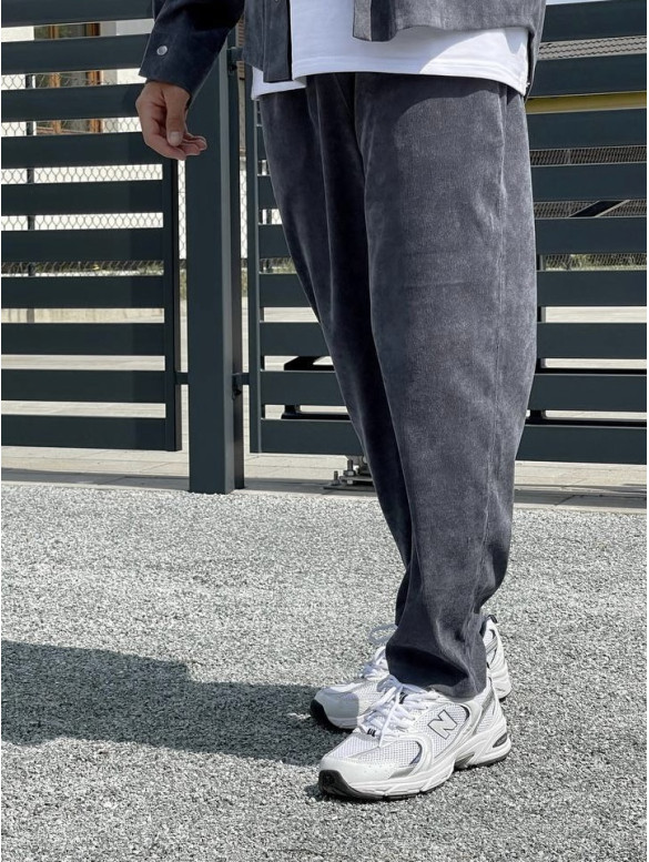 Вельветовий oversize костюм