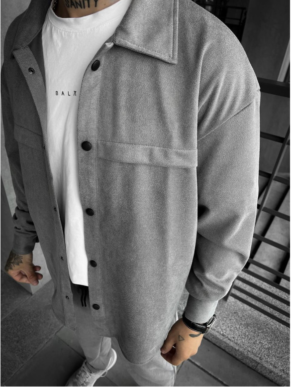 Замшевий oversize костюм