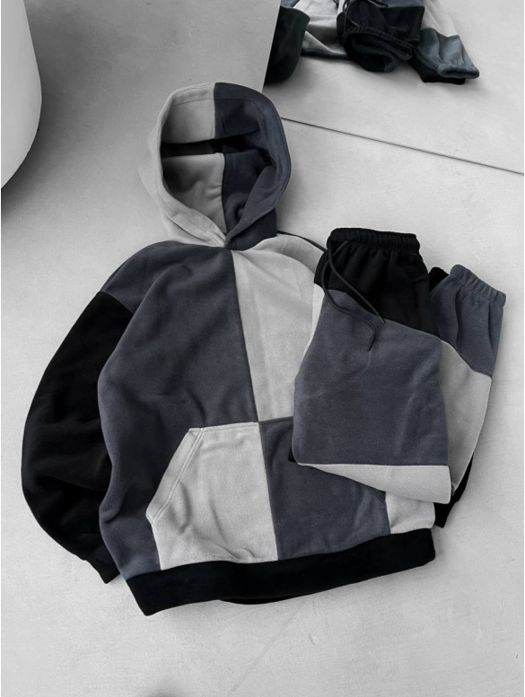 Oversize костюм з полару