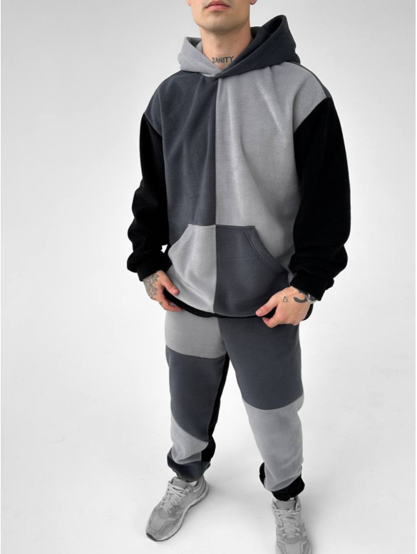 Oversize костюм з полару