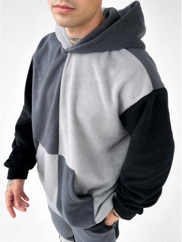 Oversize костюм з полару