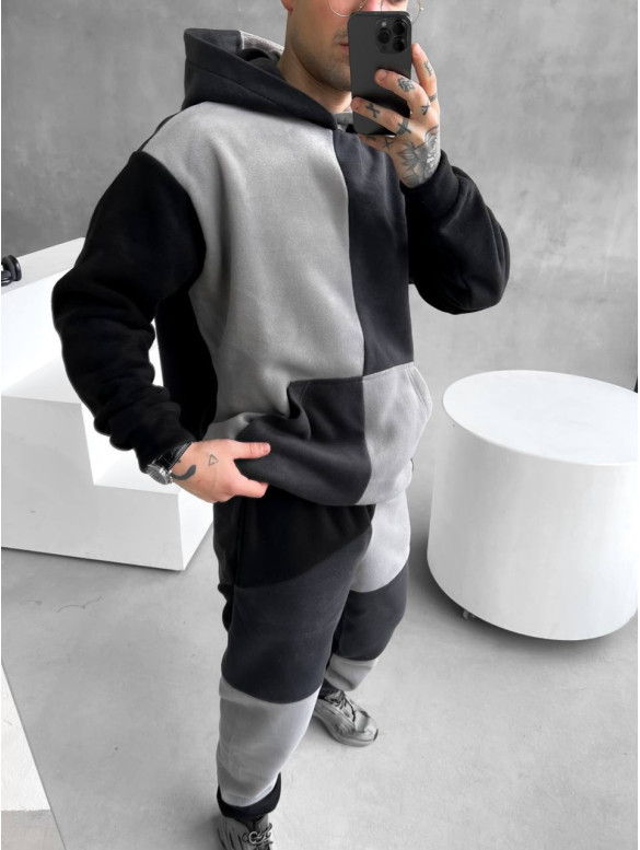 Oversize костюм з полару
