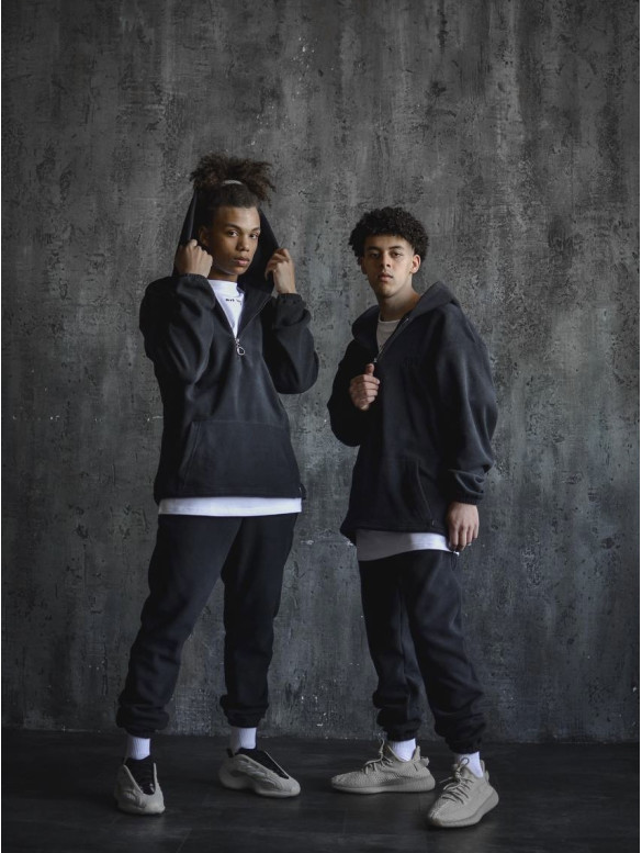 Флісовий oversize костюм