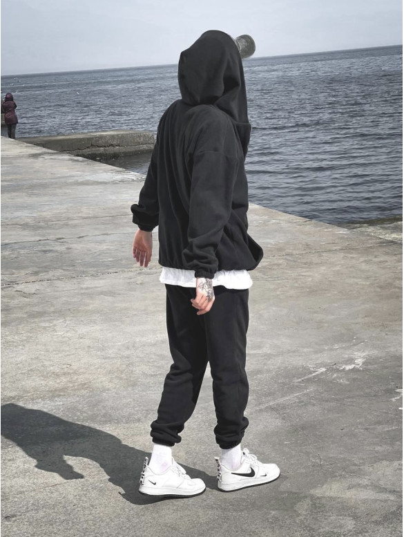 Флісовий oversize костюм
