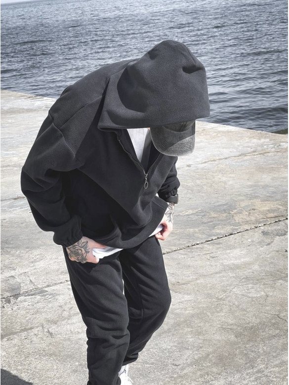 Флісовий oversize костюм