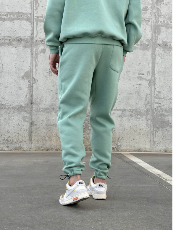 Oversize костюм на флісі з надписом
