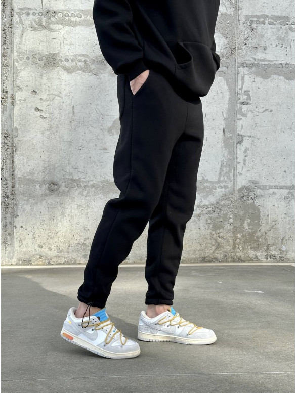 Oversize костюм на флісі з надписом