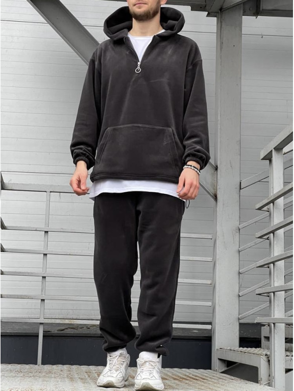 Флісовий oversize костюм