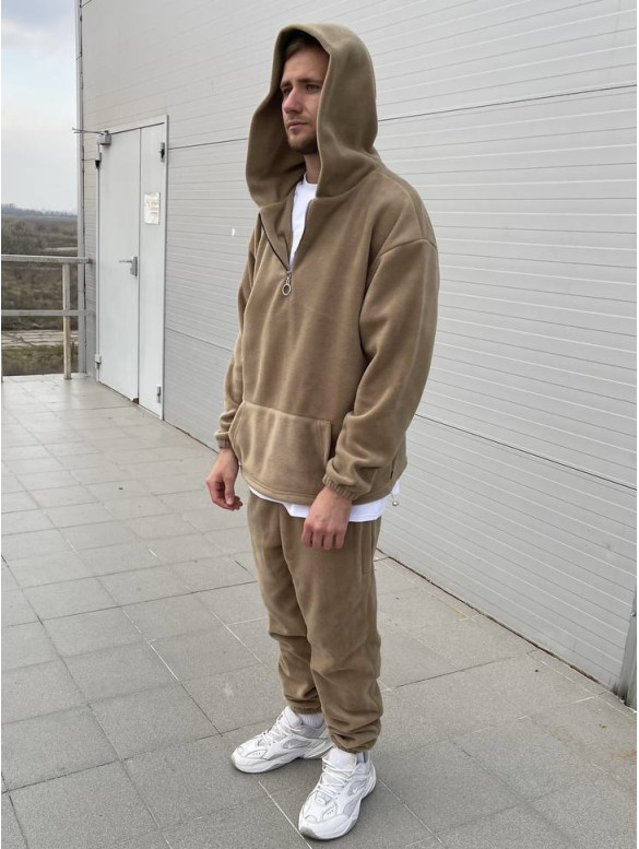Флісовий oversize костюм