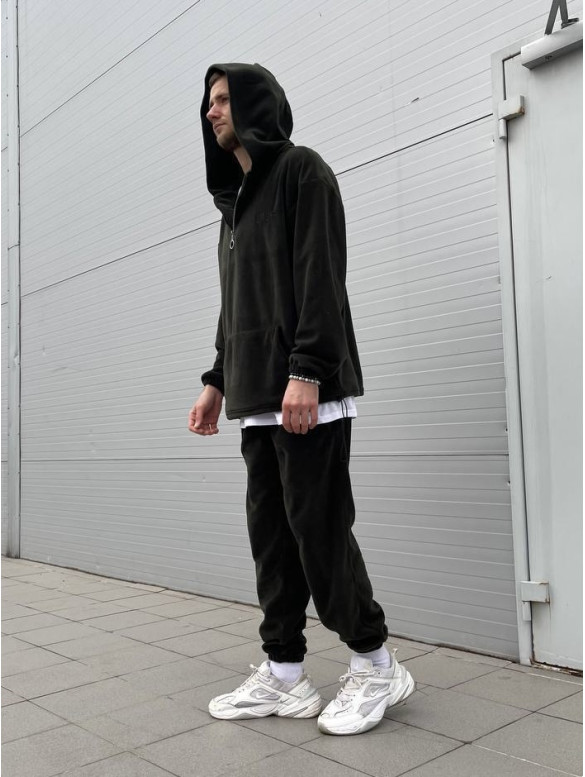 Флісовий oversize костюм