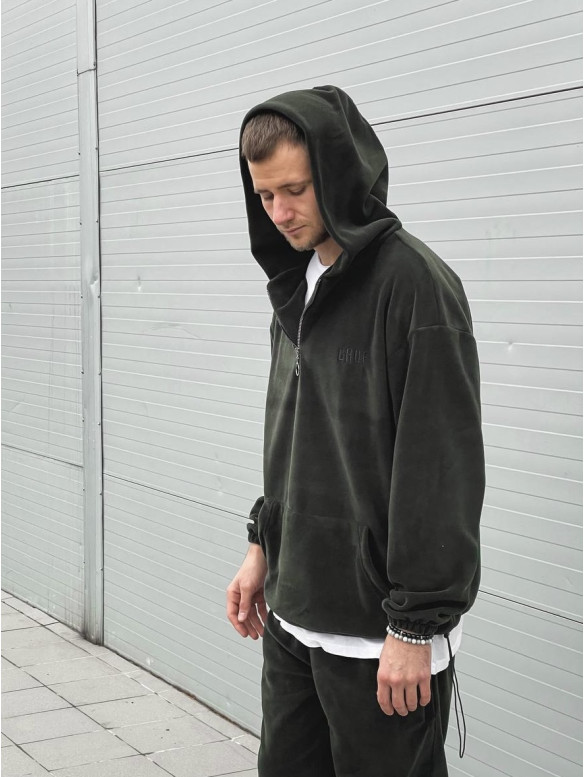 Флісовий oversize костюм