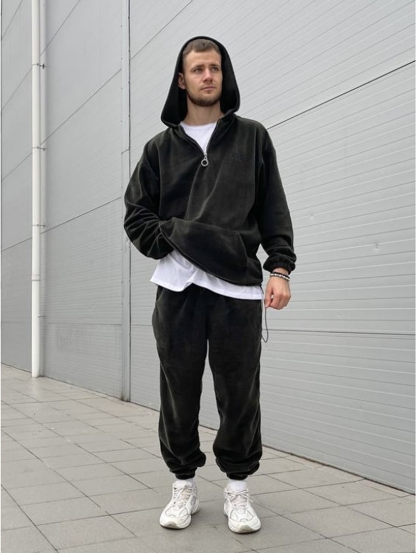 Флісовий oversize костюм