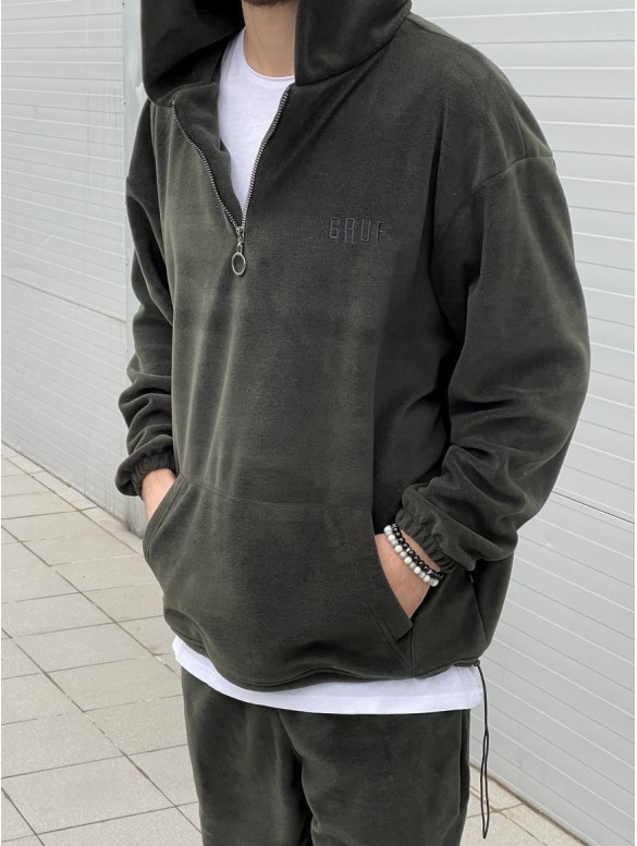 Флісовий oversize костюм