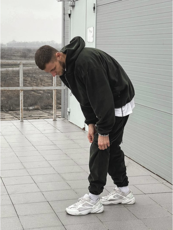 Флісовий oversize костюм