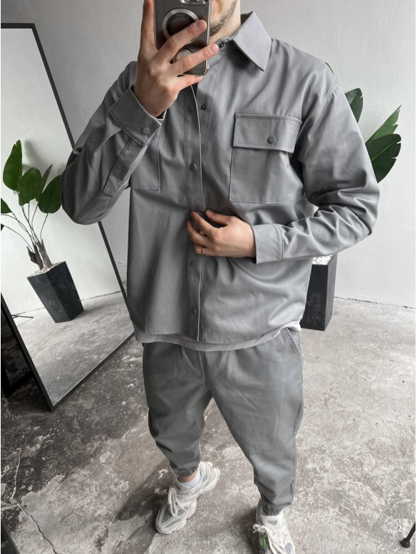 Oversize костюм з цупкого котону
