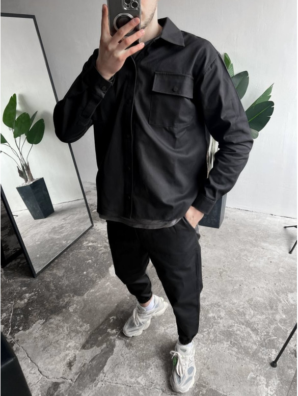Oversize костюм з цупкого котону