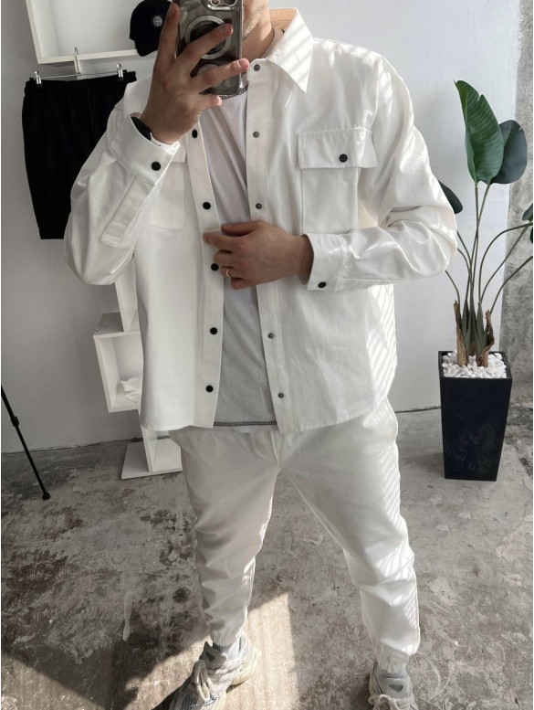 Oversize костюм з цупкого котону