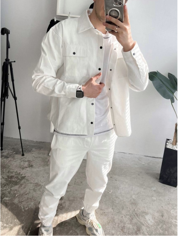 Oversize костюм з цупкого котону