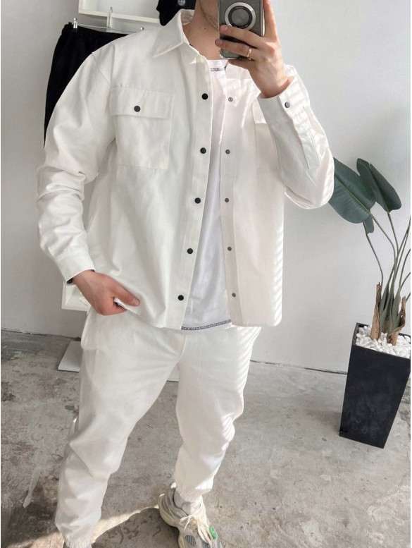 Oversize костюм з цупкого котону