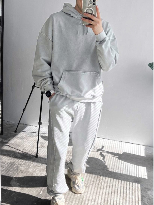 Oversize костюм з ефектом tie-dye