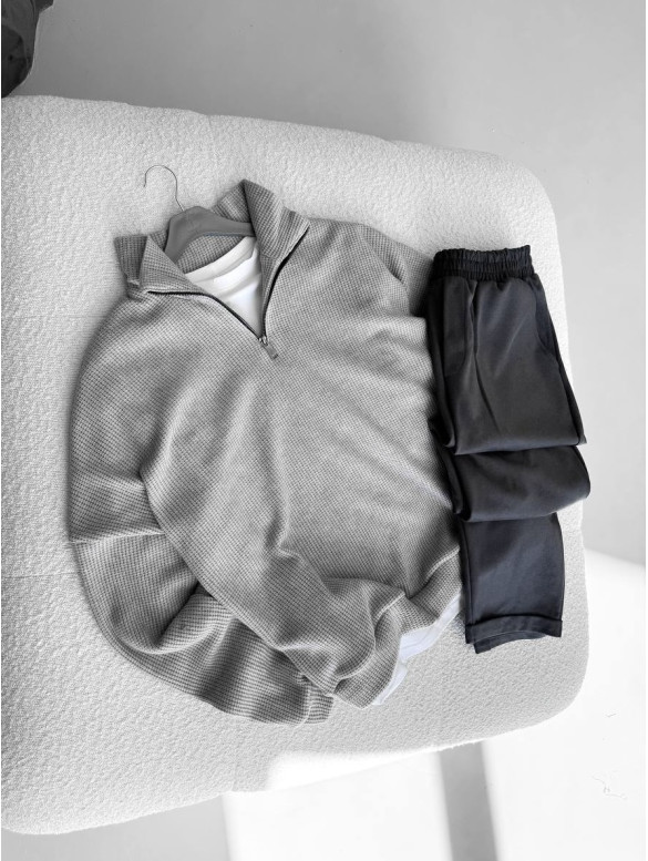 Oversize светр із замочком