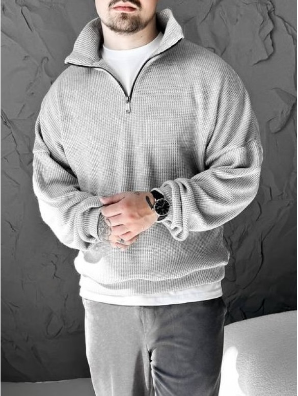 Oversize светр із замочком