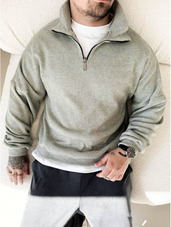 Oversize светр із замочком