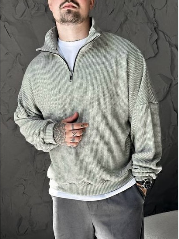 Oversize светр із замочком
