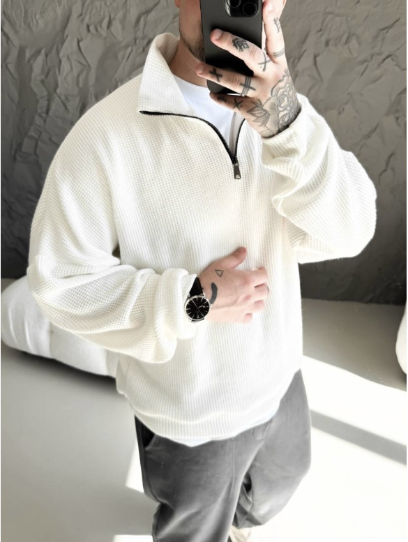 Oversize светр із замочком