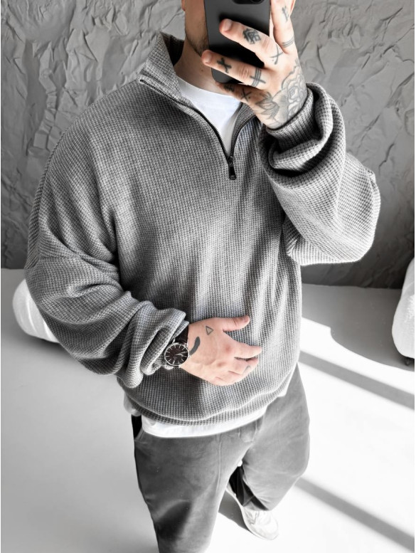Oversize светр із замочком