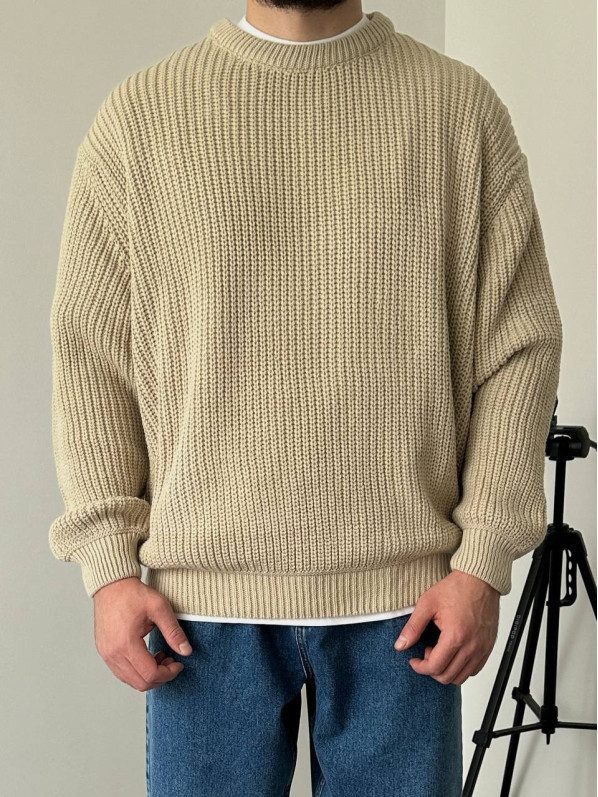 Вʼязаний oversize светр