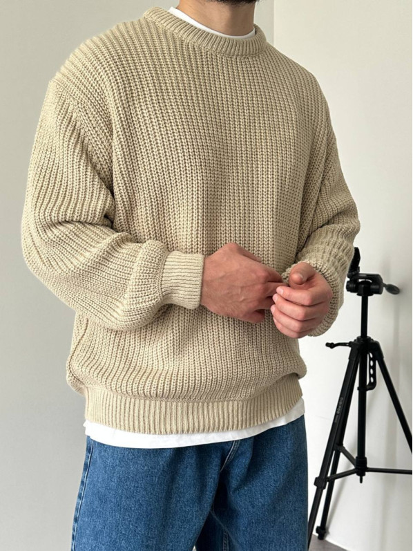 Вʼязаний oversize светр