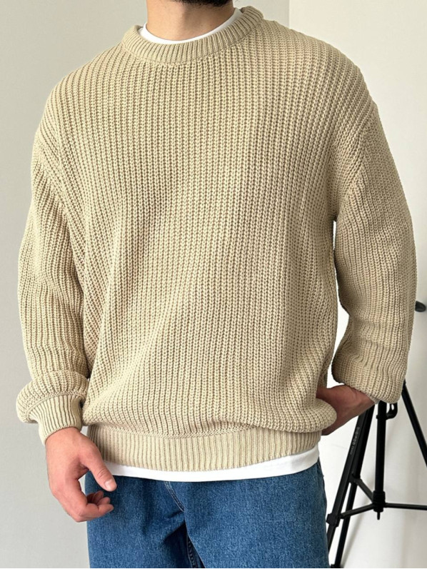 Вʼязаний oversize светр