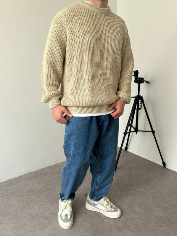 Вʼязаний oversize светр