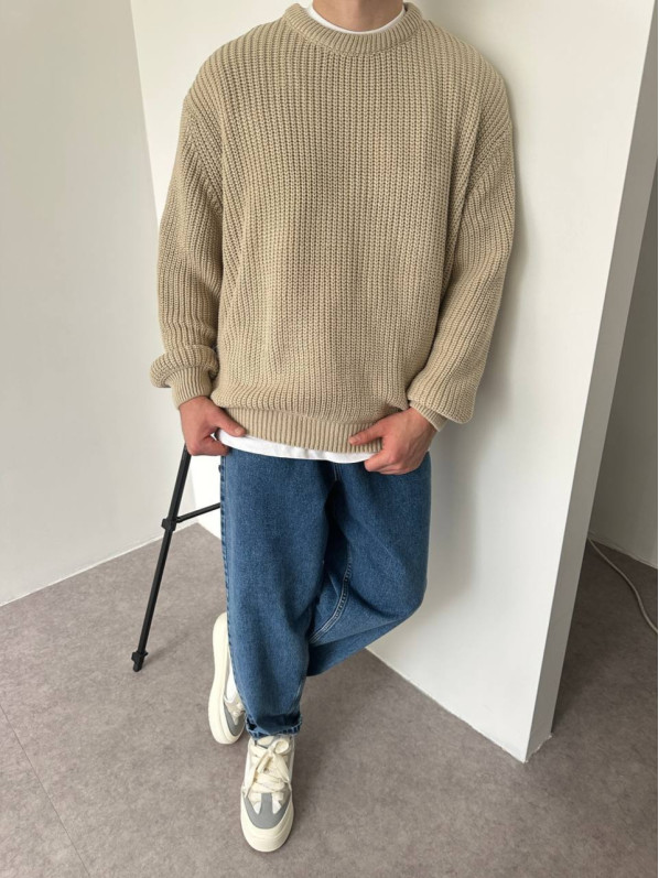 Вʼязаний oversize светр