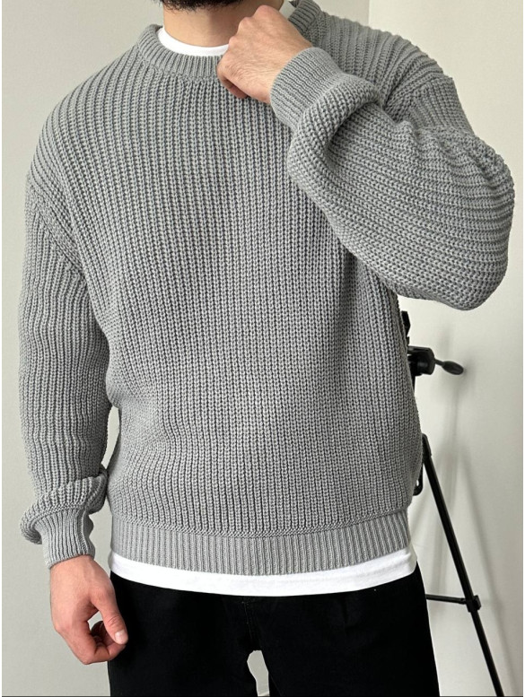Вʼязаний oversize светр