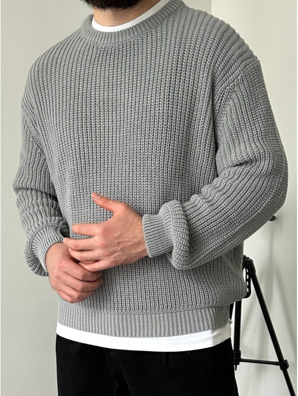Вʼязаний oversize светр