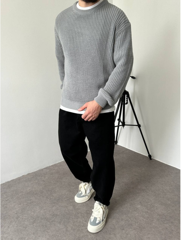 Вʼязаний oversize светр
