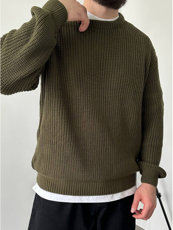 Вʼязаний oversize светр