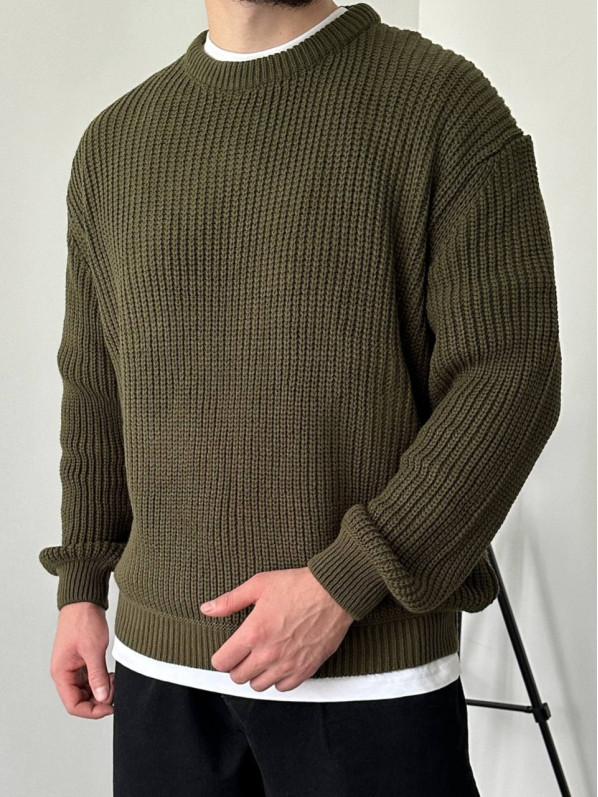 Вʼязаний oversize светр