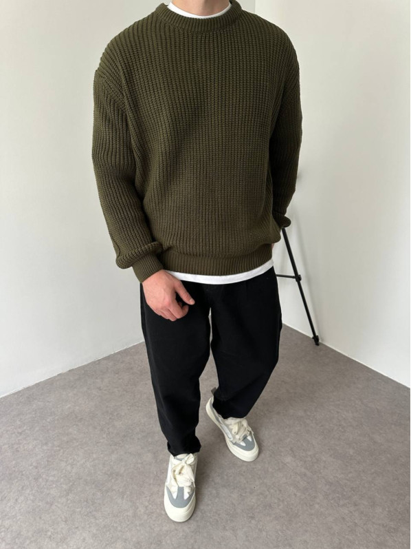 Вʼязаний oversize светр