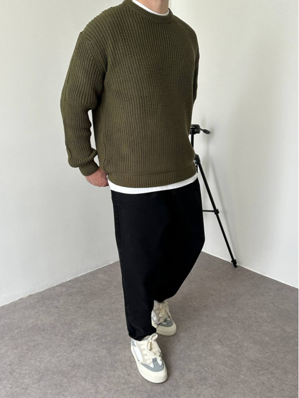 Вʼязаний oversize светр