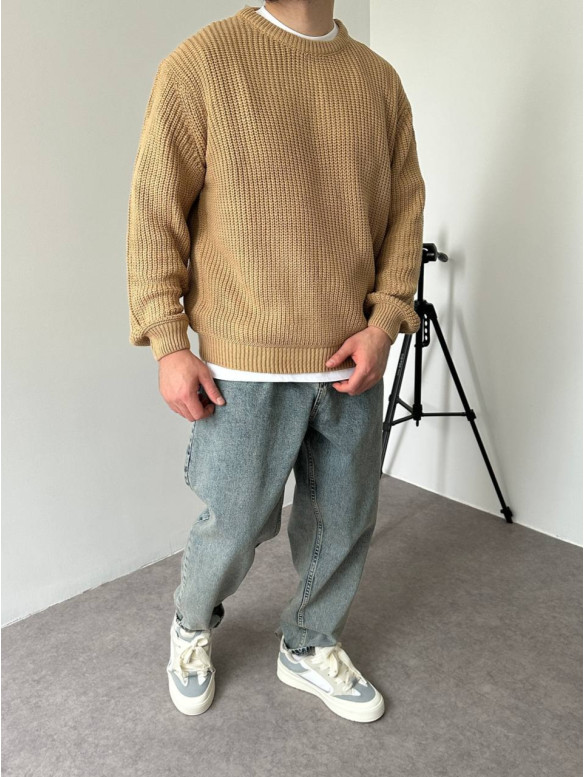 Вʼязаний oversize светр