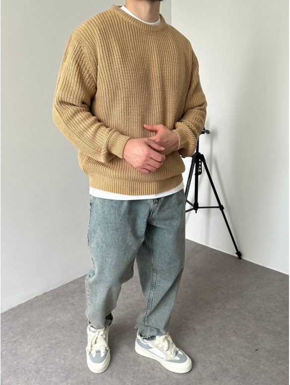 Вʼязаний oversize светр